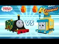Thomas and Friends Go Go Thomas 🟢💛🌼 Emily VS Carly! Tap Tap Tap! 湯馬仕小火車