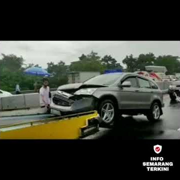 Detik-detik Caca Trio Macan mengalami kecelakaan