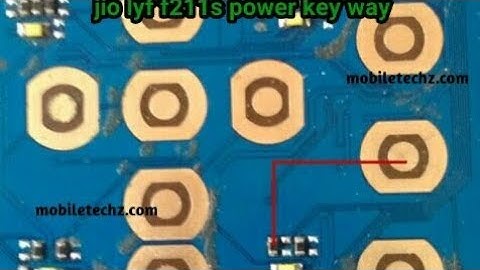 Jio phone F 211s power key or on off key solution Jio f211s Power key repair