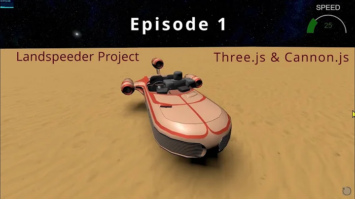 21b Landspeeder project - three.js & cannon.js: episode 1