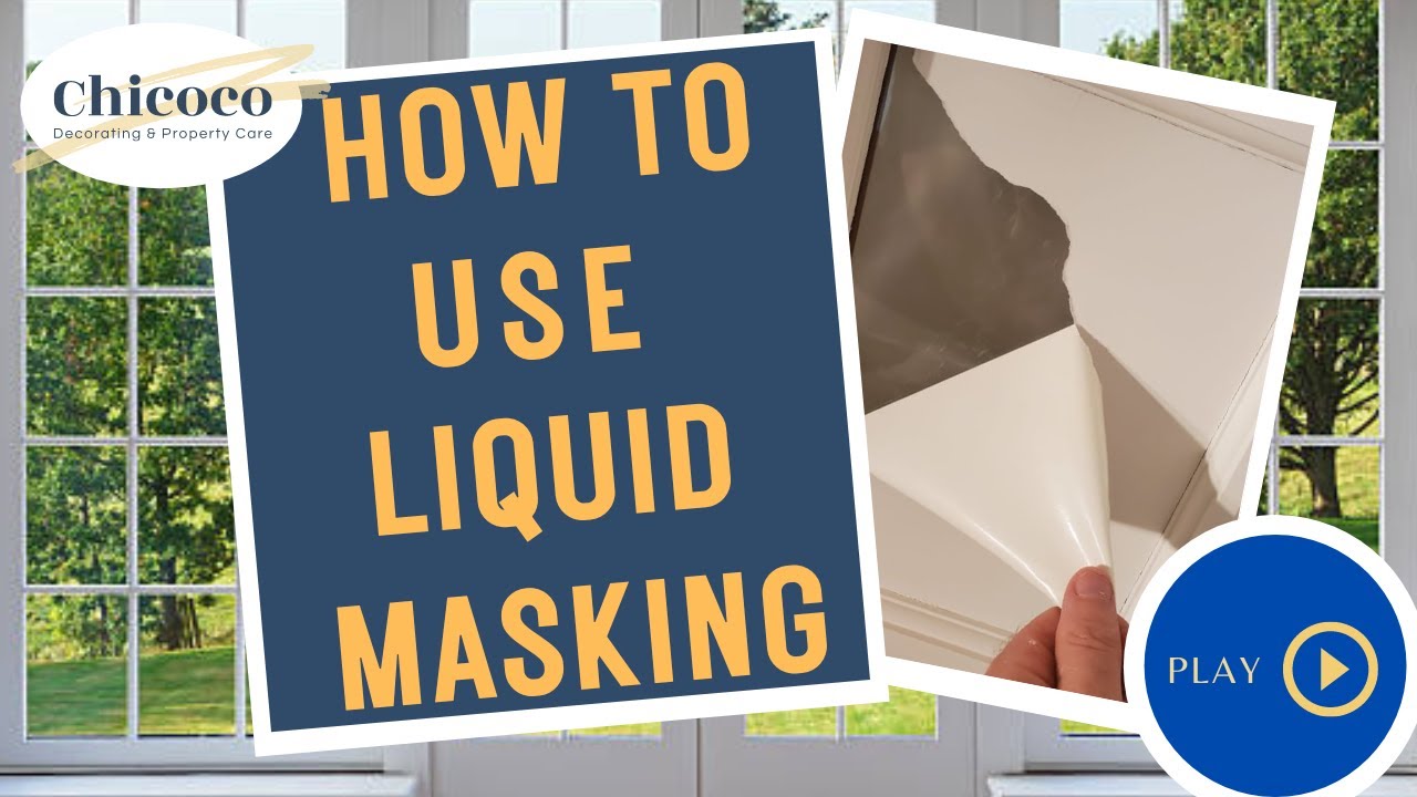 How To Use Liquid Masking Painting French Doors & Window Frames YouTube