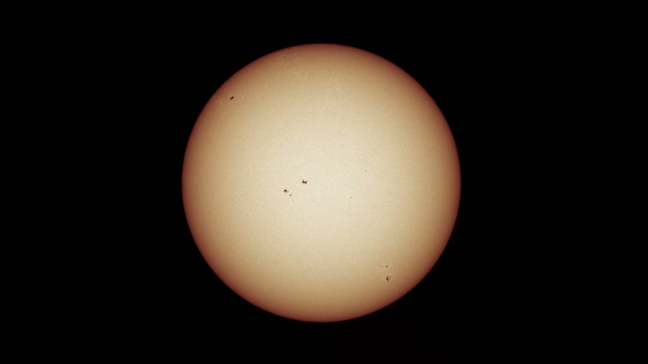 Transito ISS sul sole, 22-05-2026