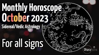 October 2023 Horoscope Forecast | For all signs | Vedic Astrology Predictions #astrology