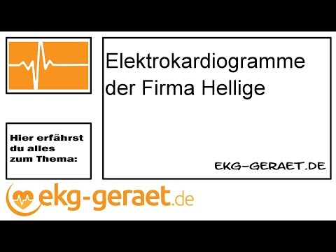 Elektrokardiogramme der Firma Hellige