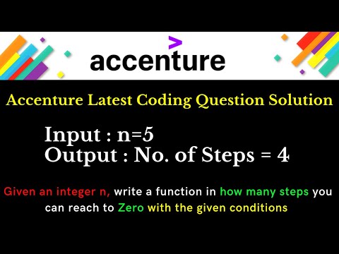 Accenture Latest Coding Questions | Coding Question in #Accenture in ...