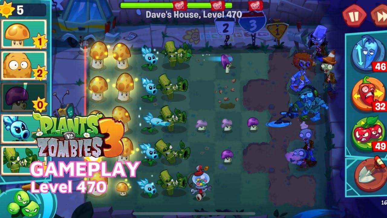 Plants vs. Zombies 3 | Level 470 | Gameplay | No commentary #pvz3 # ...