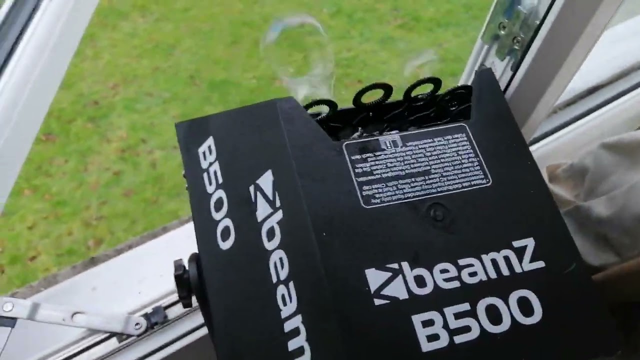 Beamz b500 bubble machine