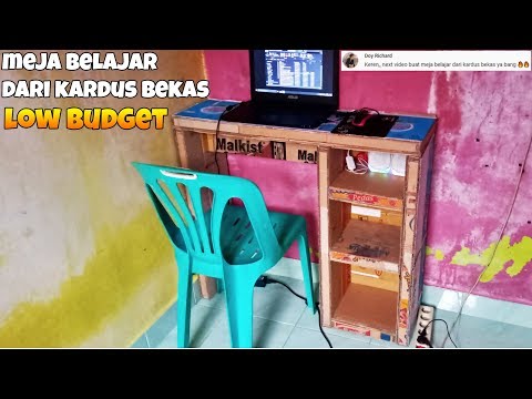 CARA MUDAH DEKORASI KAMAR DENGAN KARDUS BEKAS ||DIY FROM USED CARDBOARD. 