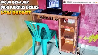 Untuk membuat kerajinan tangan dari kardus bekas kita akan menyiapkan
alat dan bahannya peralatan tangan: - gunting cutter pen / cu...