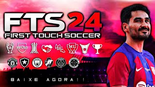 O MELHOR!!!  FTS 2024 ATUALIZADO com ÚLTIMAS TRANSFERÊNCIAS e GRÁFICOS DE PS5!!!