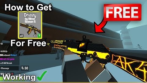 How to get Drizzy Skin for FREE in Krunker.io (WORKING)