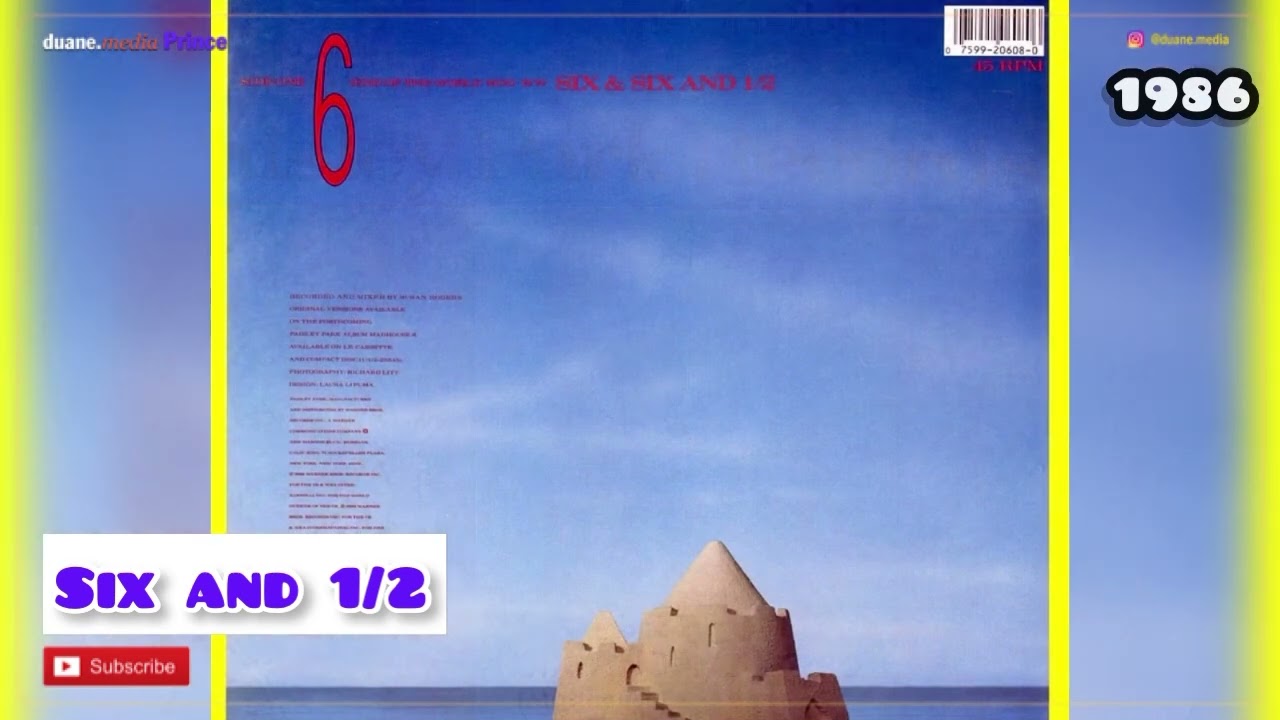Madhouse. Six and 1/2 (1987) | Prince 6 Degrees @duane.PrinceDMSR