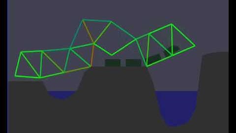 Bridge Building Game - Level 6 (New Maps) and Level 14 (Old Maps)