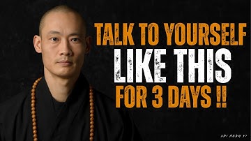 Talk To Yourself Like This For 3 Days | Shi Heng Yi Motivational Speech