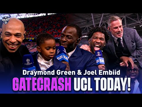 Nba Stars Draymond Green x Joel Embiid Joke With Henry, Micah x Carragher! | Ucl Today | Cbs Sports