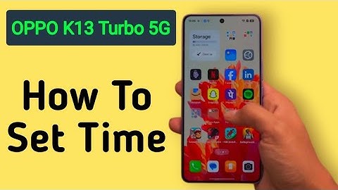 Oppo K13 Turbo 5G Mein Time Kaise Set Kare || How To Set Date And Time In Oppo K13 Turbo || Oppo