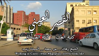 شارع القصر العيني و الشيخ ريحان و جولة من فم الخليج للسيدة زينب Walking in Cairo/#Egyptian_streets