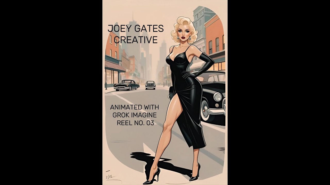 AI Assisted Animation Demo Reel #3: Animated w/ Grok Imagine | Visual Stimulation Reel