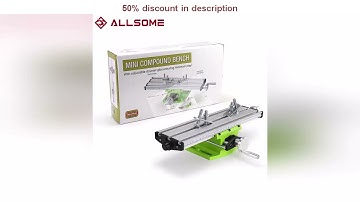 Latest Products You Must Know! ALLSOME Mini Precision Milling Machine Worktable Multifunction Dri