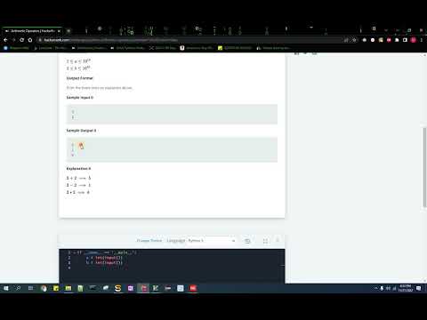 HackerRank Python Problem "Arithmetic Operator" || Competitive Programing With Python @Codolearn
