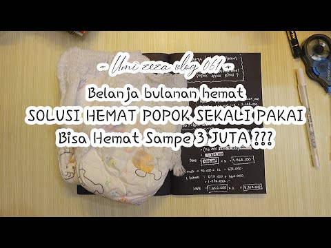 Video: Bagaimana Cara Menghemat Uang Untuk Membeli Popok Sekali Pakai?