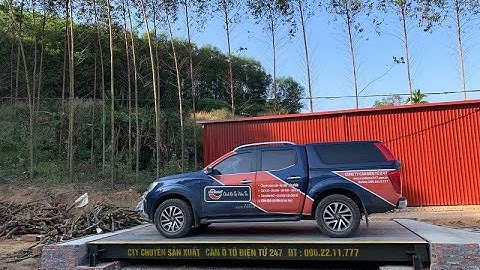 Lắp đặt trạm cân ô tô cân ô tô điện tử 40 tấn cho xưởng gỗ tại Bắc Giang