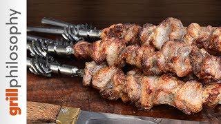 Black pork recipe - kondosouvli | Grill philosophy