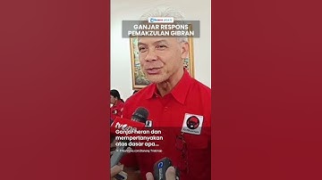 Respons Ganjar soal Isu Pemakzulan Gibran oleh Purnawirawan TNI, Heran hingga Singgung Konstitusi