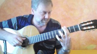 Gerhard Gschossmann - "It´s only a paper moon" - (Harold Arlen) - guitar solo fingerstyle chords