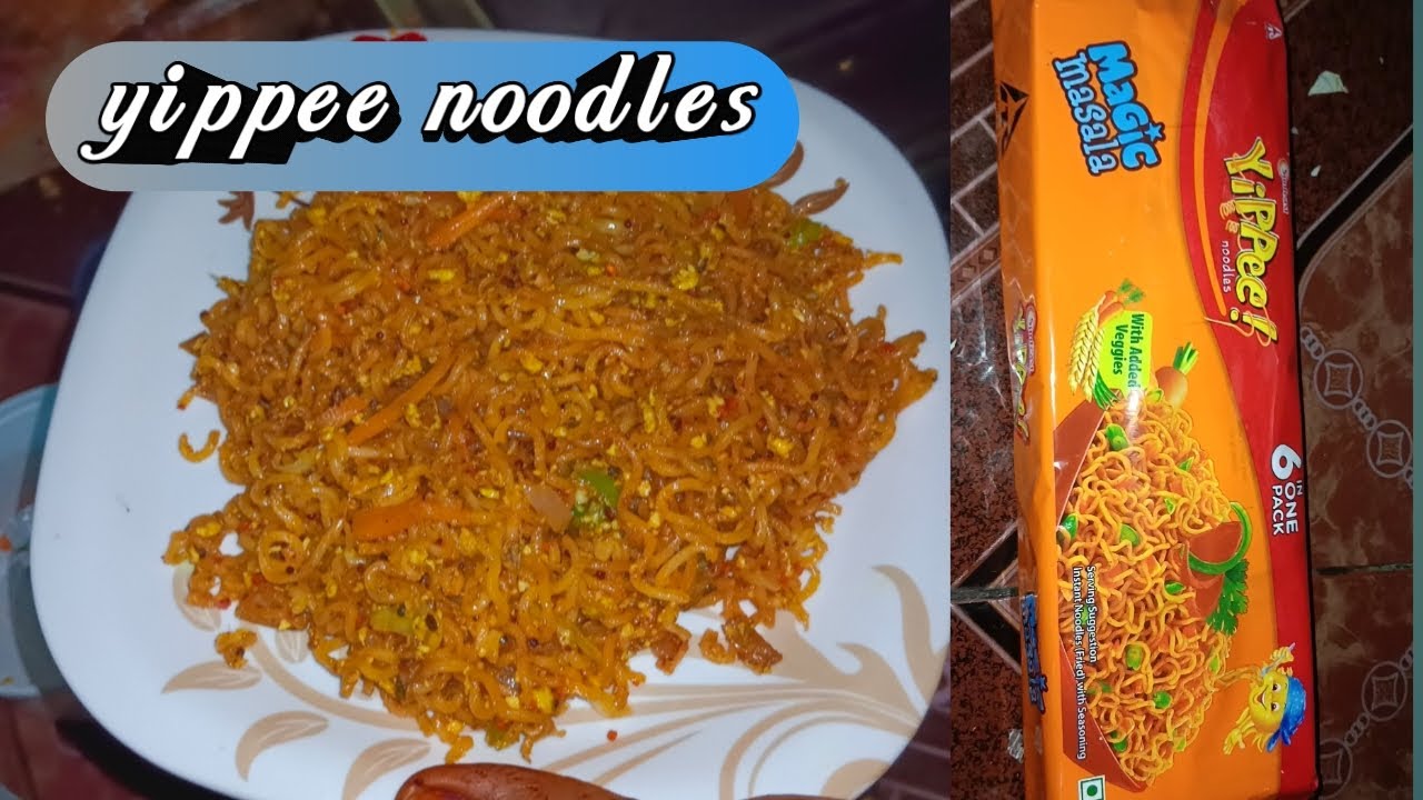 Yippee Masala Noodles /Noodles Recipe In Telugu /ఎంతో రుచికరమైన