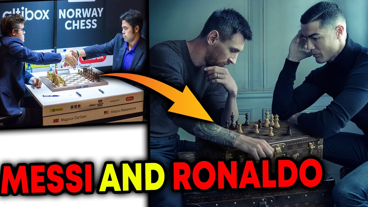 Ronaldo And Messi Play Chess In Louis Vuitton Campaign