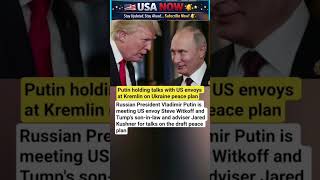 Putin holding talks with US envoys at Kremlin on Ukraine peace plan#ukrainewar #russiaukrainewar