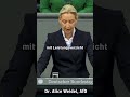 Alice Weidel über die Folgen der Massenmigration #afd #politik #deutschland