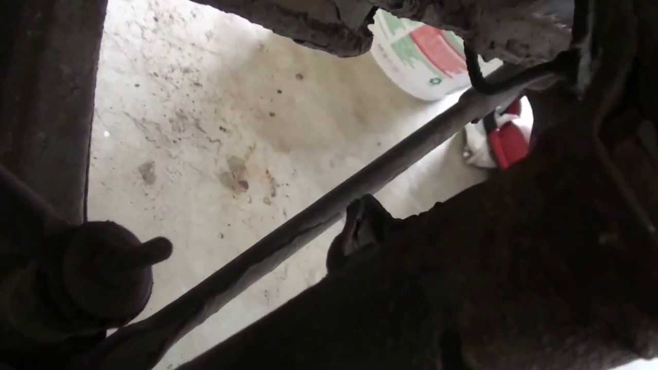 1977 289Z procedure for removing McPherson Strut (part 2) YouTube