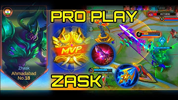 ZASK INSANE KILLING ONE SHOT Build Top 1 Global Zhask - MLBB #ZHASK​ #MLBB​