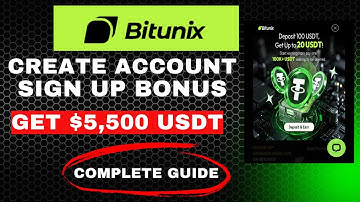 How to sign up create account in bitunix