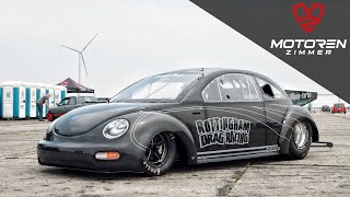 Rottingham Dragracing Test Day World's Fastest New Beetle - Motoren Zimmer