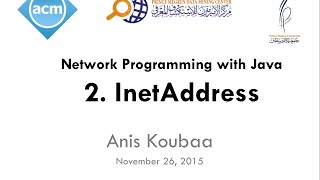 Famous [Java Workshop Series] Java Network Programming : InetAddress Profile