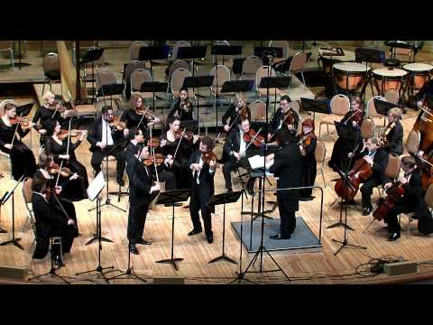 J.S. Bach. Concerto for two violins and orchestra. Movement 1