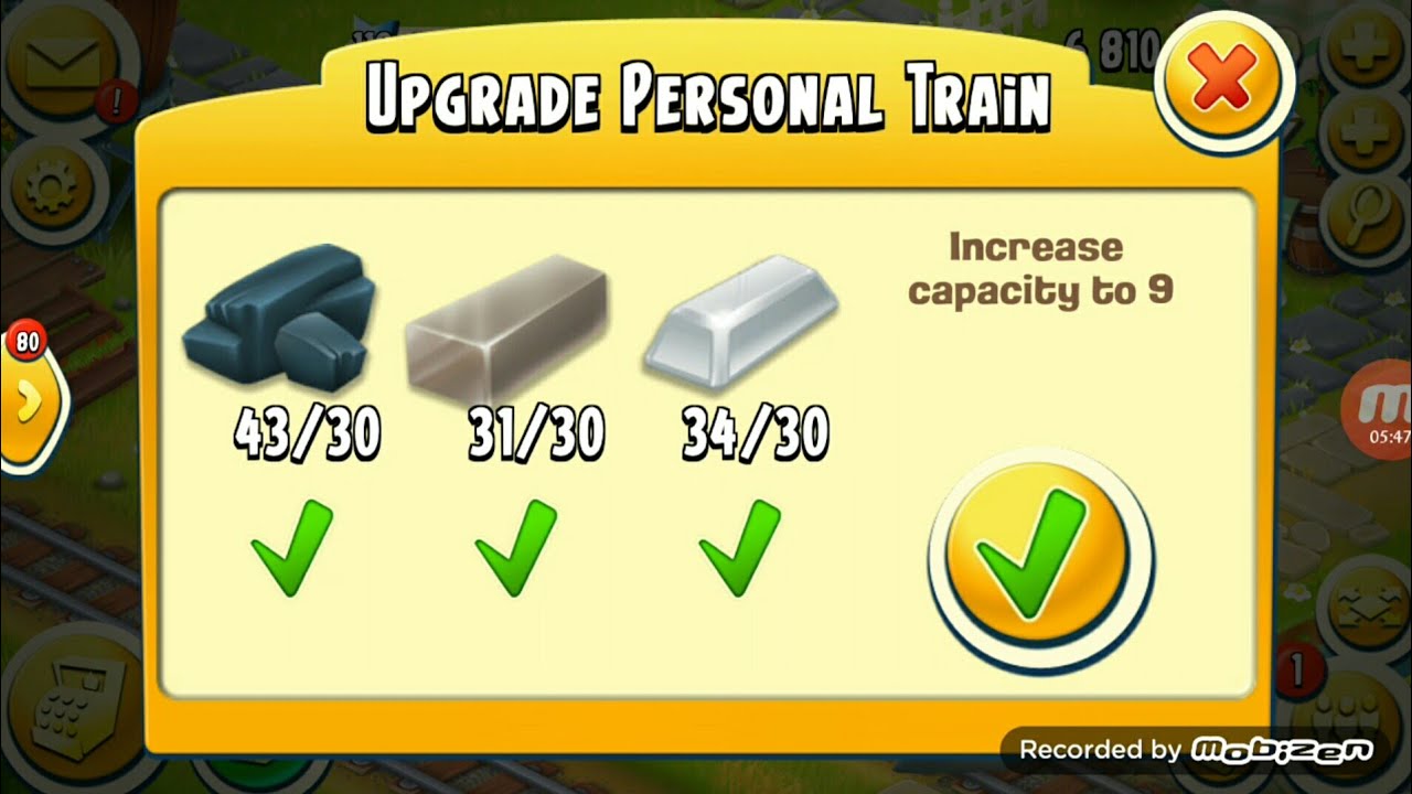 Upgrade Personal Train Hay Day Game Play YouTube