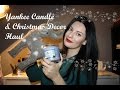 Yankee Candle and Christmas Decor Haul