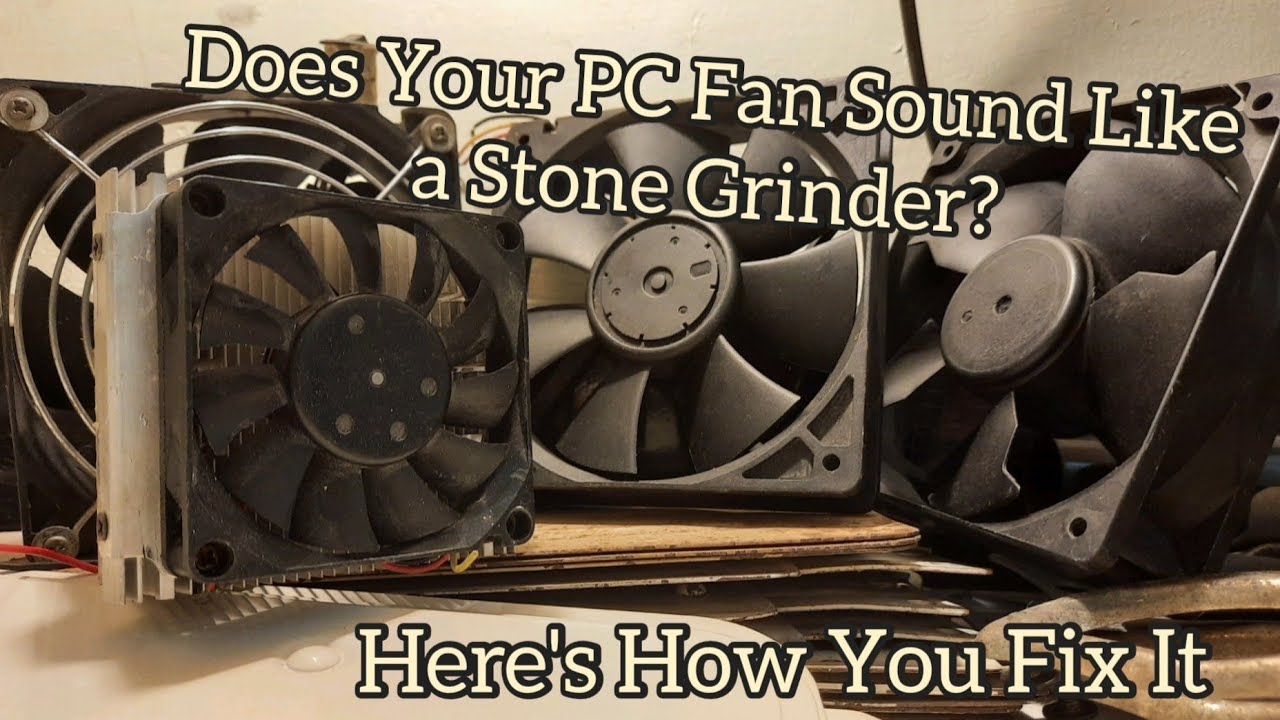 Replacing Computer Fan Bearings Quick Shop Project YouTube
