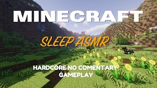 Episode 1 - New worlds (Sleep ASMR hardcore Minecraft, no commentary gameplay)