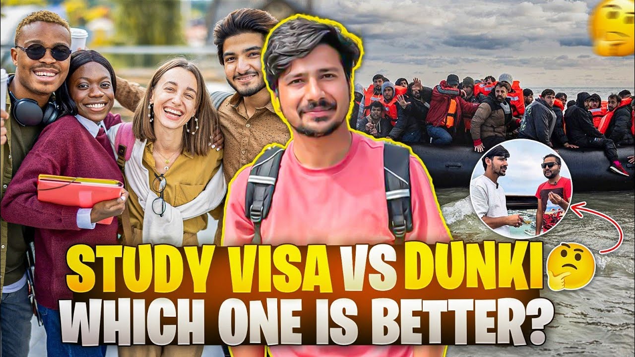 Study Visa vs Dunki | Legal Abroad Journey or Illegal Risk? | #public  #opinions & My #views |#dunki