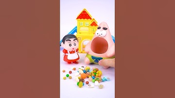 Satisfying with Unboxing and Review 2 Crayon Shin chan, Patrick Star Toys Video