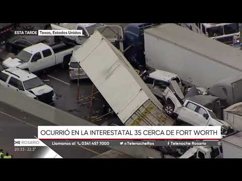 Accidente de más de 70 vehículos en Fort Worth, Texas, deja al menos 8 personas muertas, informa la policía