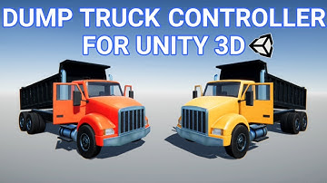 Unity Asset Store | Dump Truck Controller for Unity 3D Trailer