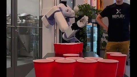 Humanoid Robot Beer Pong Competition