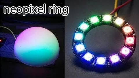 RGB 12 LED Neopixel Ring|| DAS Video