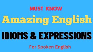 Amazing English Idioms & Expressions | Learn English #idioms #subscribe